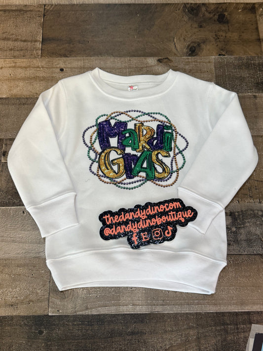4T - *BLOOPER* Mardi Gras Sweatshirt