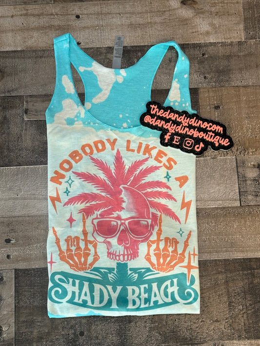 M - Shady Beach Racerback Tank