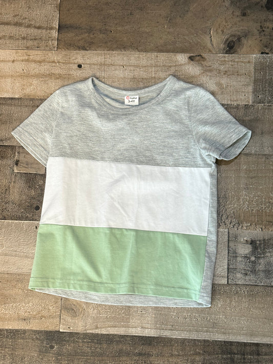 3/4 - Striped Short Sleeve