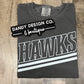 YXL Hawks Short Sleeve