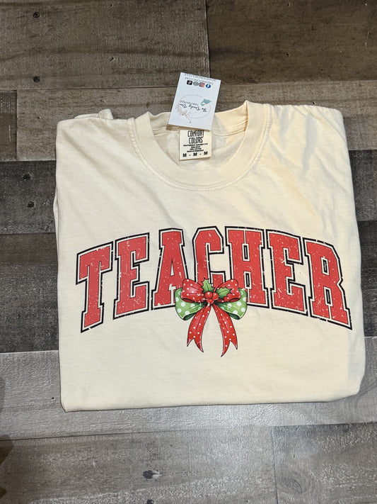 Teacher Christmas Varsity Short Sleeve