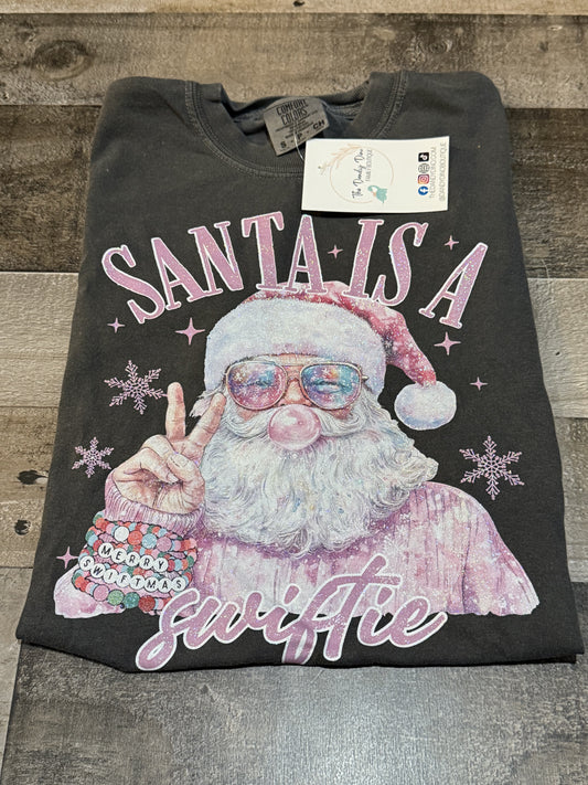 YS/YXL Santa Swiftie Short Sleeve