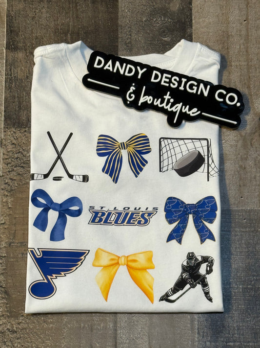 4T Blues Coquette Short Sleeve
