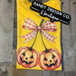 3T Bright Yellow Pumpkin Bow Tee