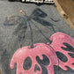 3X Skeleton Cherry Glitter Short Sleeve