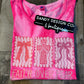 L Faith Over Fear Pink Tie Dye Tank