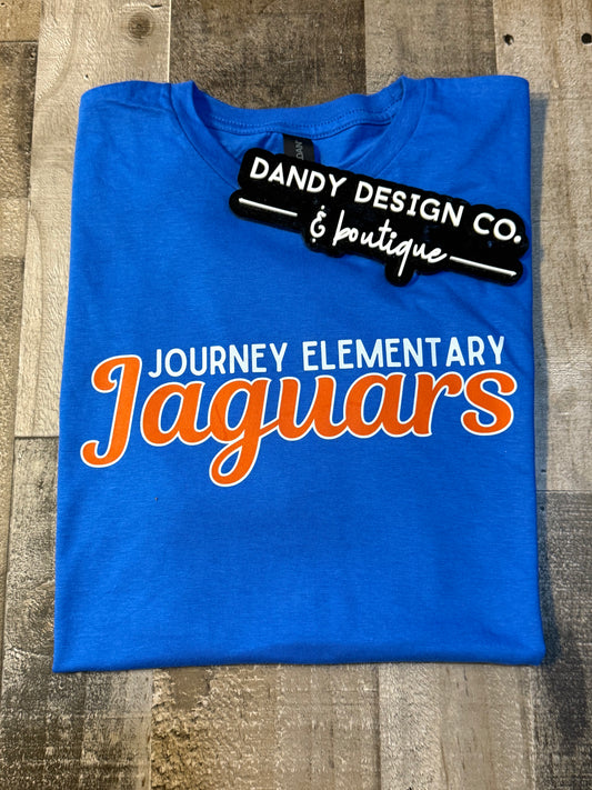 M Royal Blue Jaguars Short Sleeve