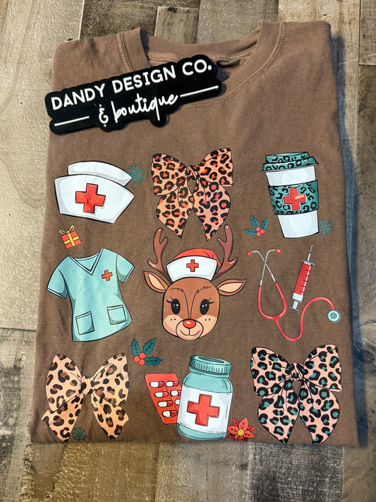 M/XL Nurse Coquette Short Sleeve