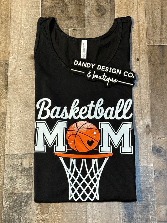 L Basketball Mom Tank