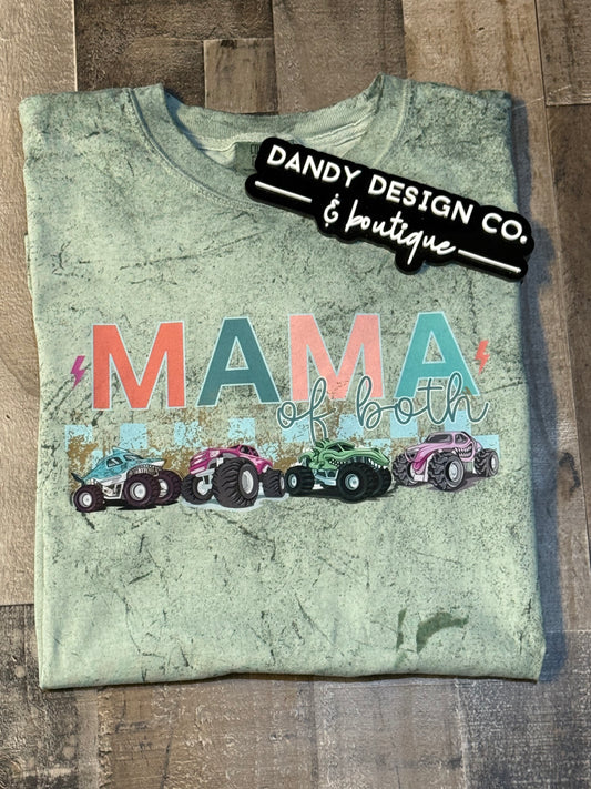 L Mama of Both Monster Truck Short Sleeve