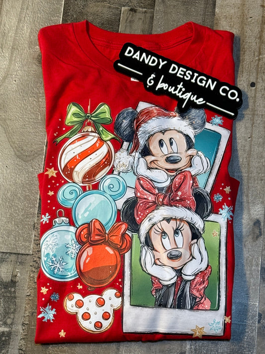 M Mouse Polaroid Long Sleeve