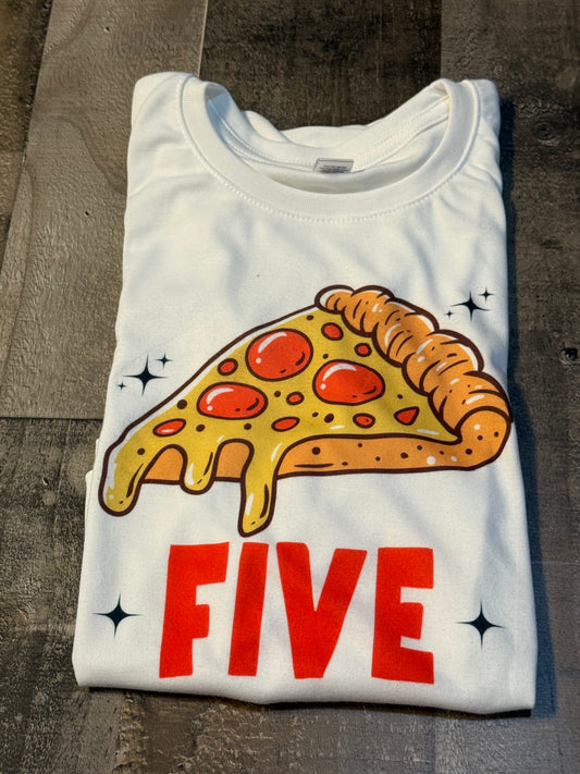 5T FIVE Pizza Short Sleeve Tee