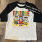3T/4T Bluey Nutcracker Episode Raglan Tee