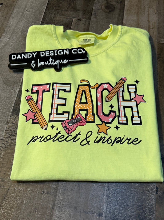 XL Teach Protect Inspire Short Sleeve