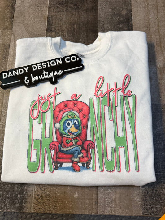 YXL Little Bit Grnchy Sweatshirt