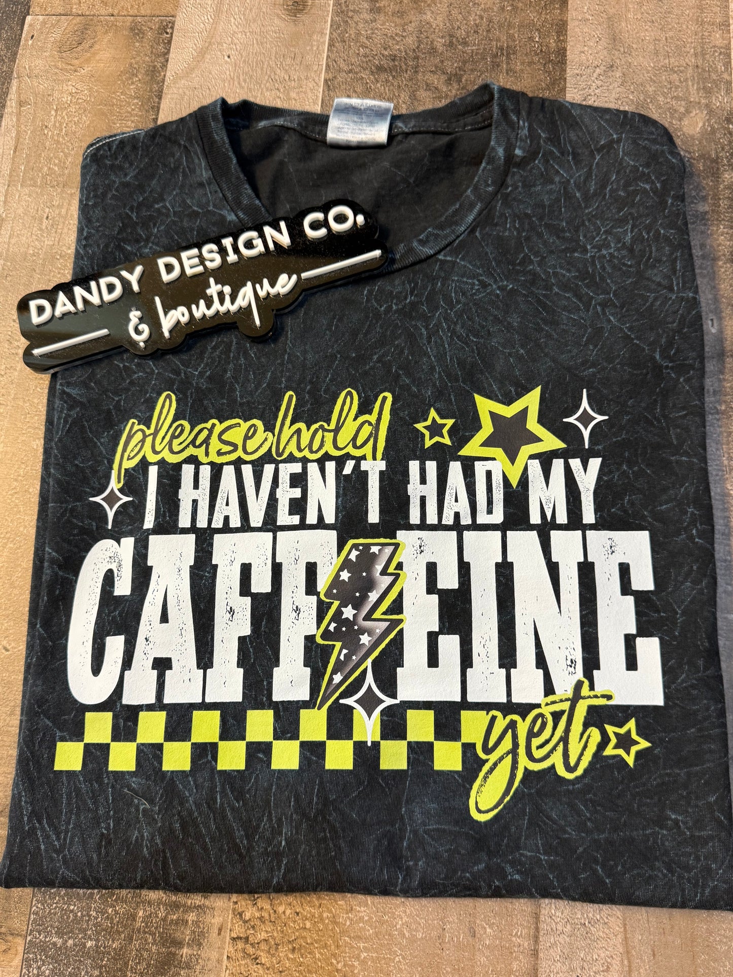 M Please Hold Caffeine Short Sleeve