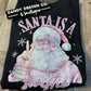 YM Santa Is A Swfte Glitter Sweatshirt