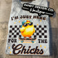 YM I'm Just Here for the Chicks Short Sleeve Tee