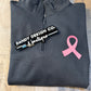 4X Breast Cancer Ribbon 1/4 Zip Jacket