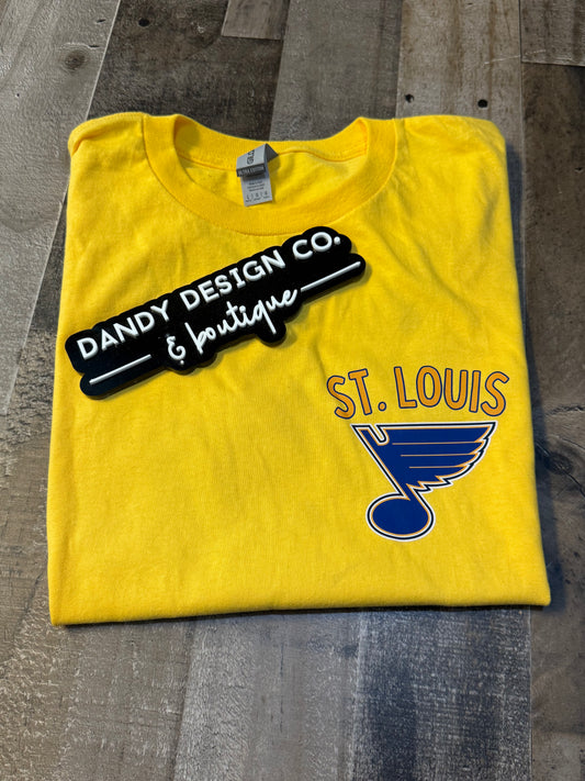 YL Blues Stacked Short Sleeve