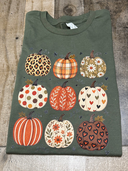 YM Pumpkin Coquette Short Sleeve