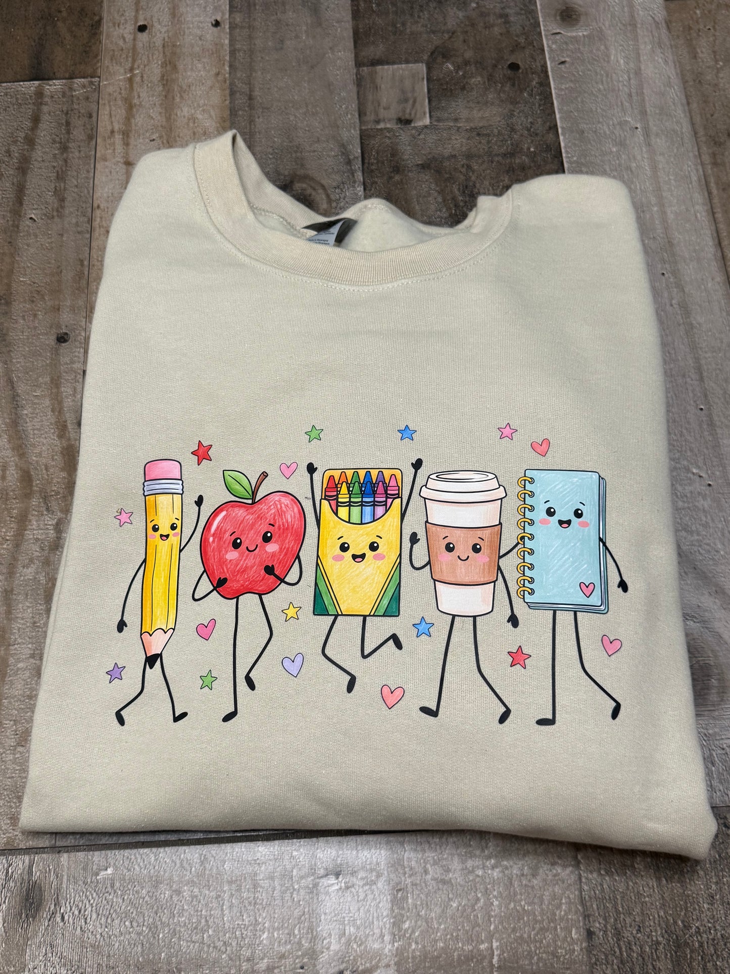 3X School Doodle Sweatshirt
