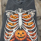 XL Pumpkin Ribs Short Sleeve