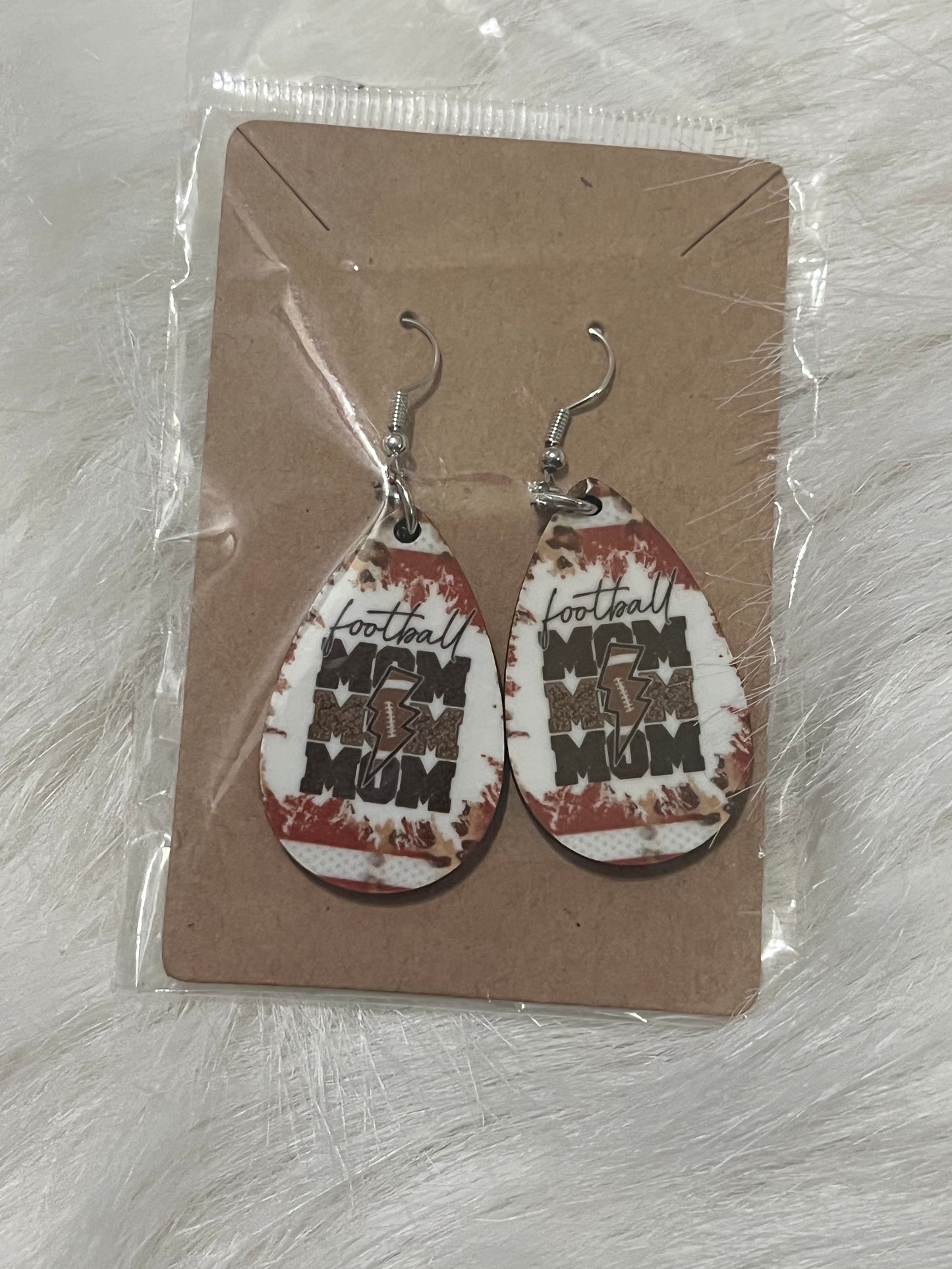 FOOTBALL MOM EARRINGS