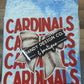 XL Cardinals Baseball Bow Short Sleeve