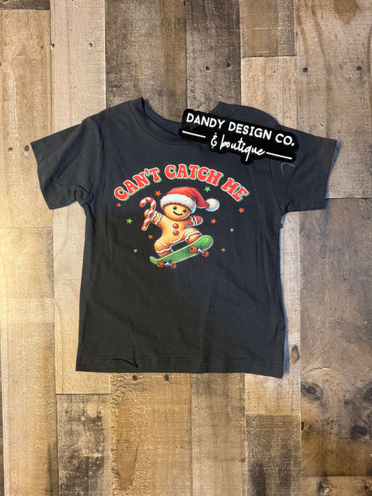 3T/4T Can't Catch Me Short Sleeve