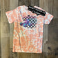 YXS Sparkle Smsh Glitter Tie Dye Short Sleeve