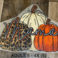 Mama Pumpkin Animal Print Adult S-4XL