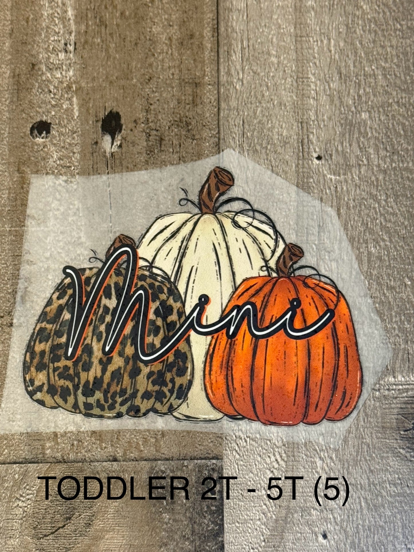 Mini Pumpkin Animal Print 2T-5T