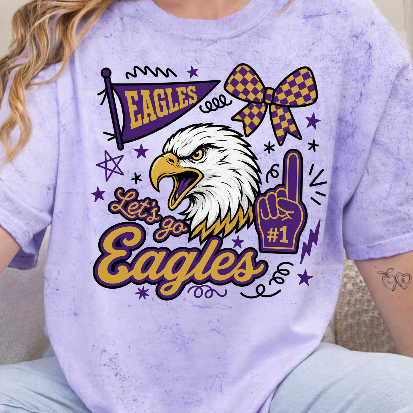 Mascot Finger Pennant - Short Sleeve