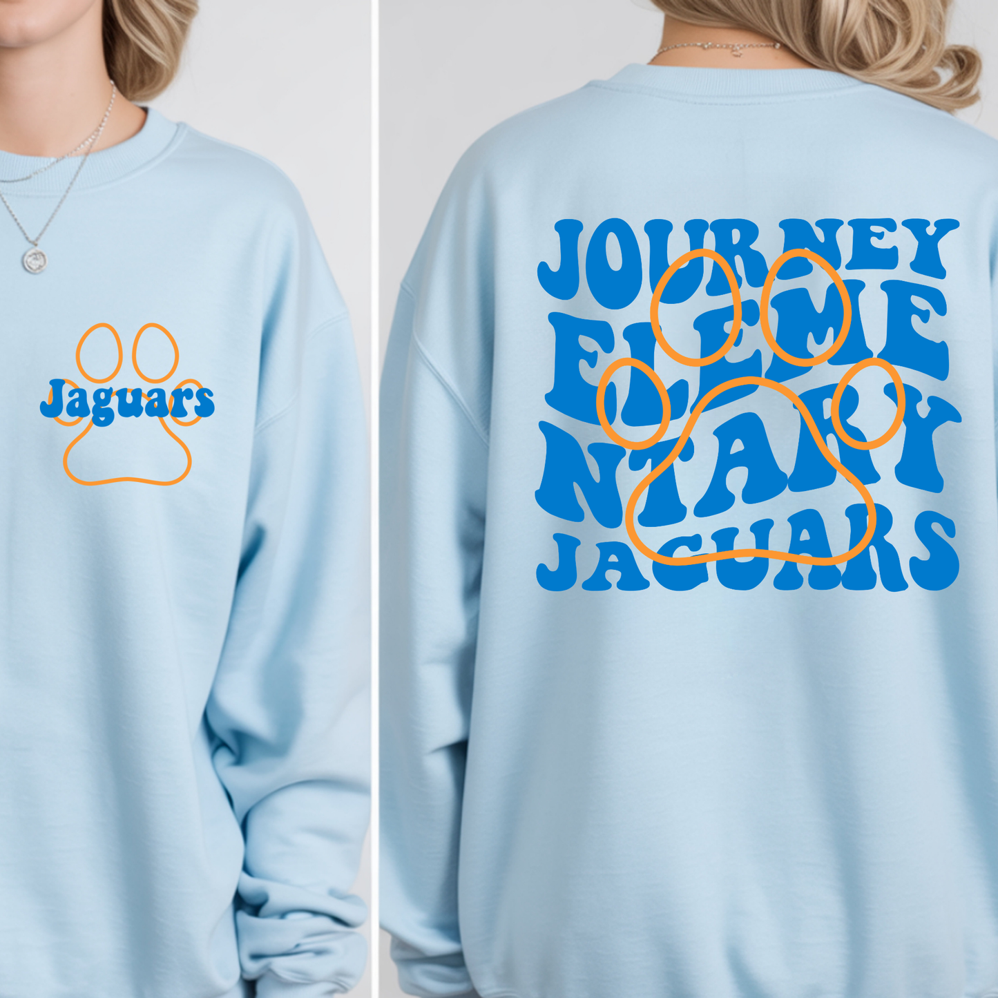 Journey Elementary Paw Wavy - Sweatshirt