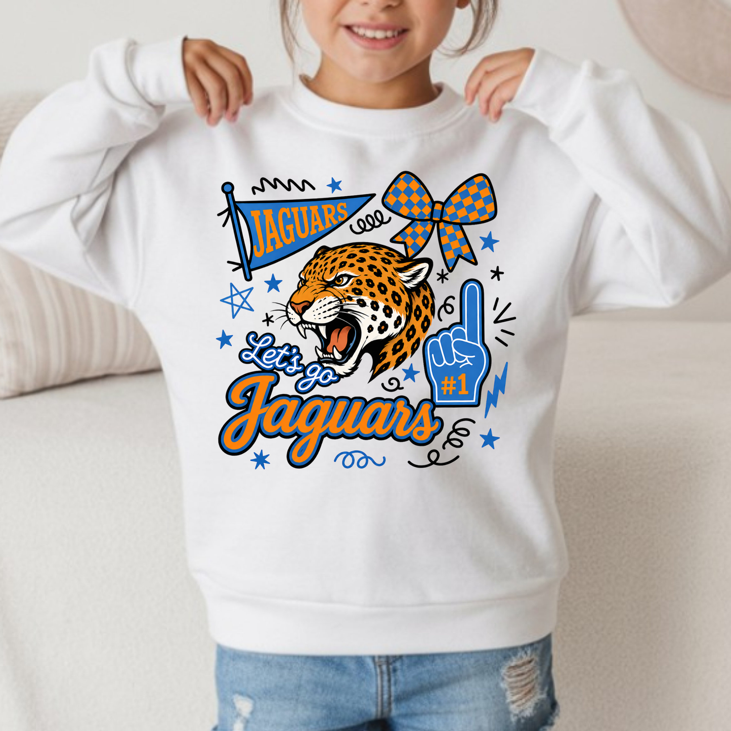 Jaguars Finger Pennant - Sweatshirt