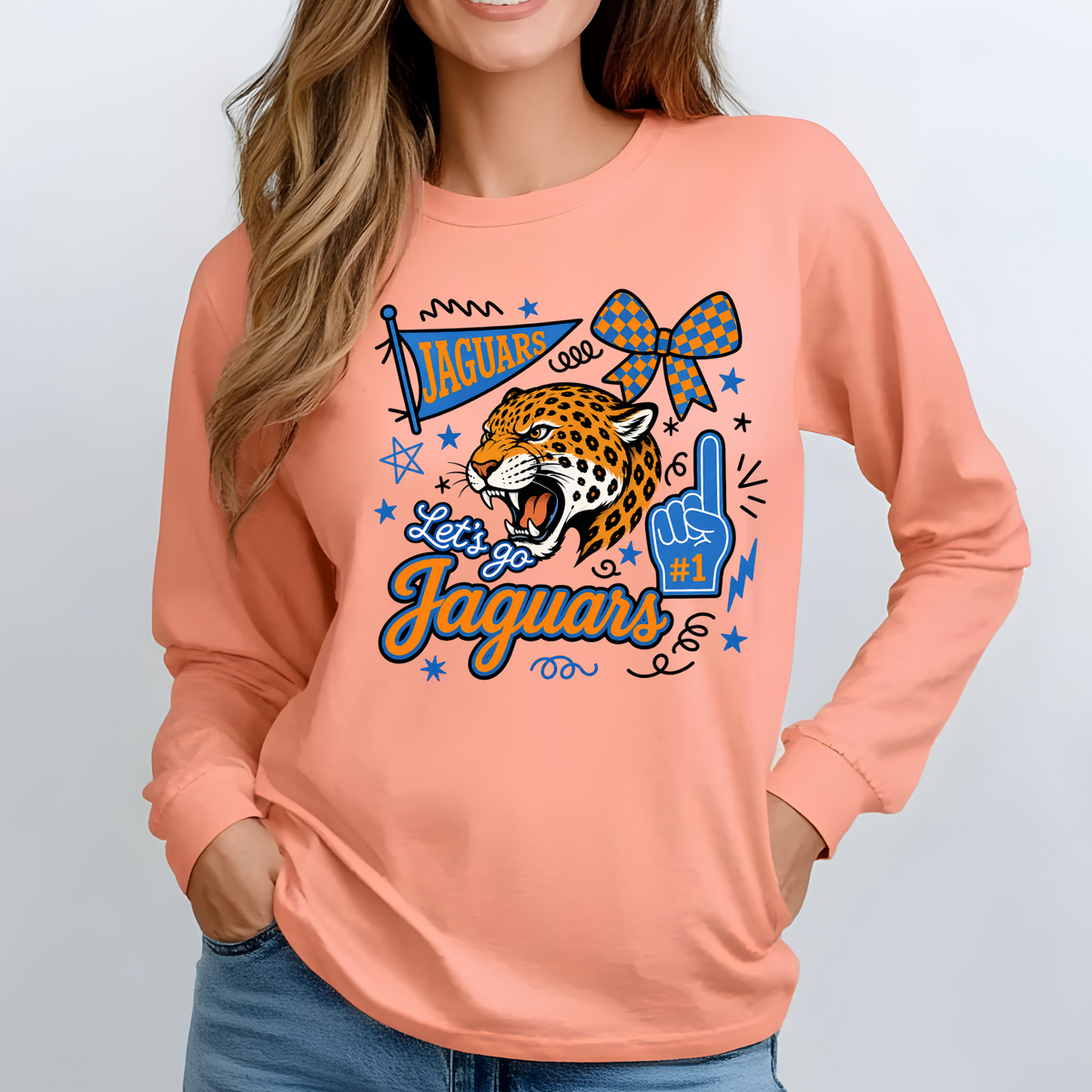 Jaguars Finger Pennant - Long Sleeve