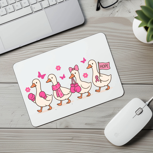 Breast Cancer Awareness Goose - Mousepad