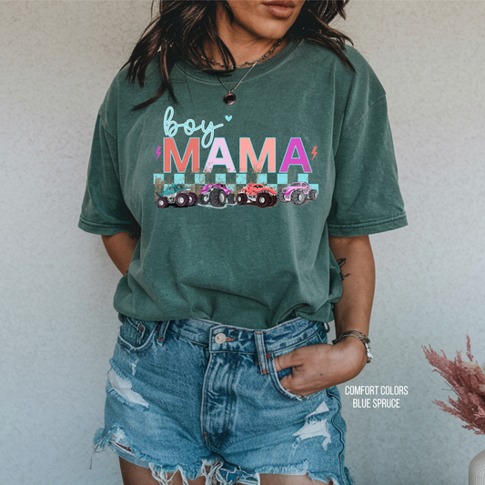 Boy Mama Monster Truck - Short Sleeve