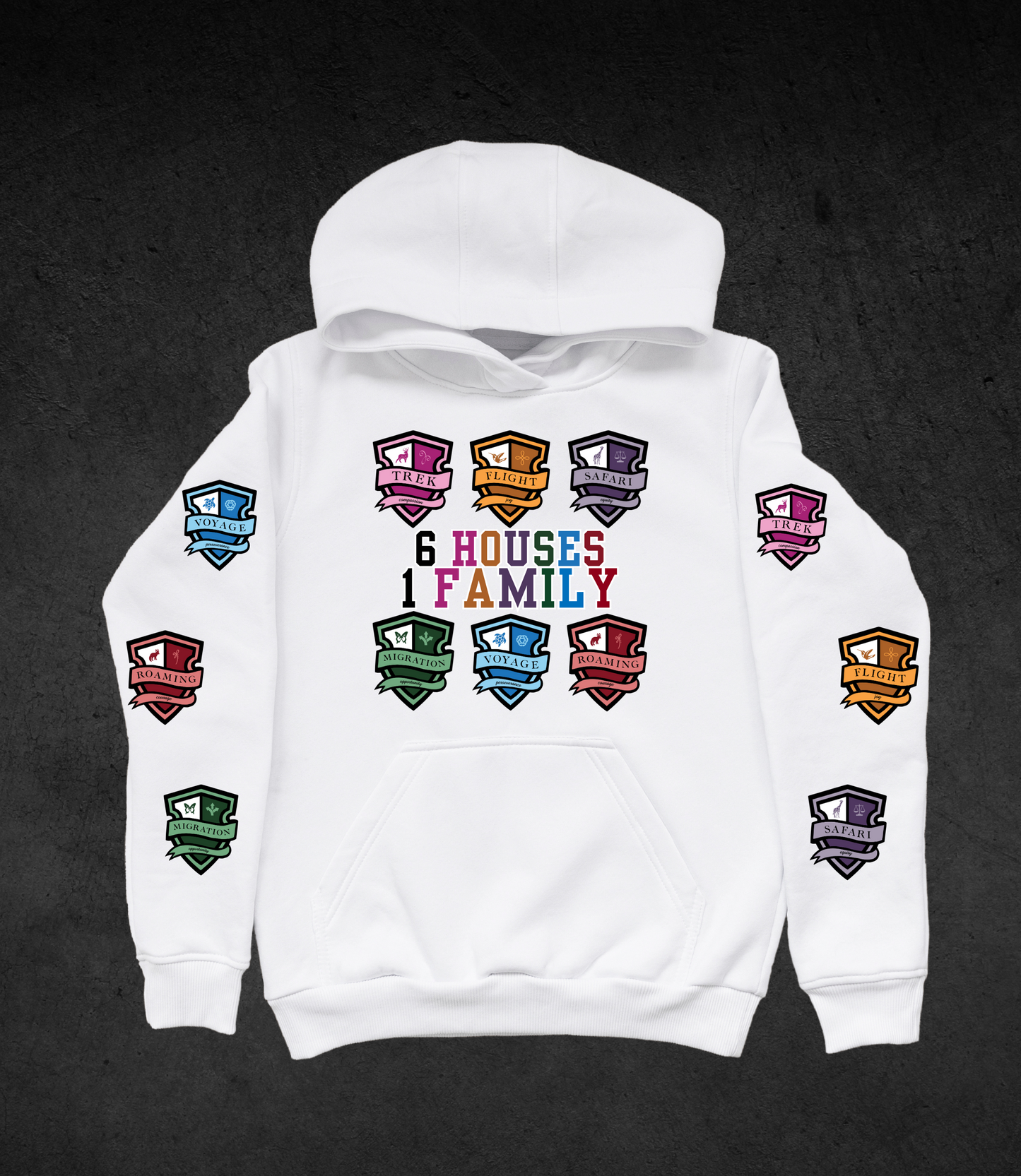 JOURNEY ELEMENTARY - 6 Houses 1 Family Hoodie