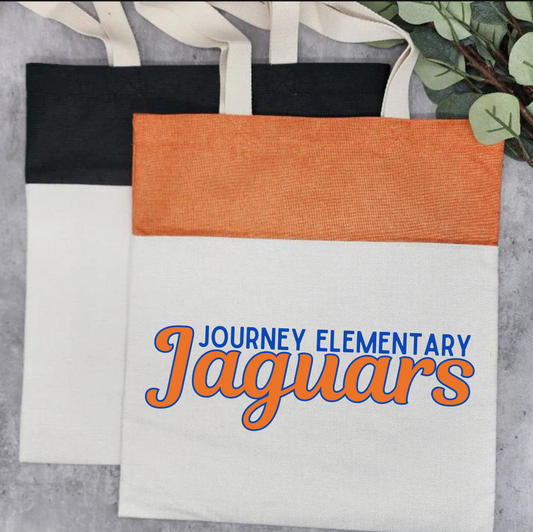 JOURNEY ELEMENTARY - Journey Elementary Jaguars Tote Bag