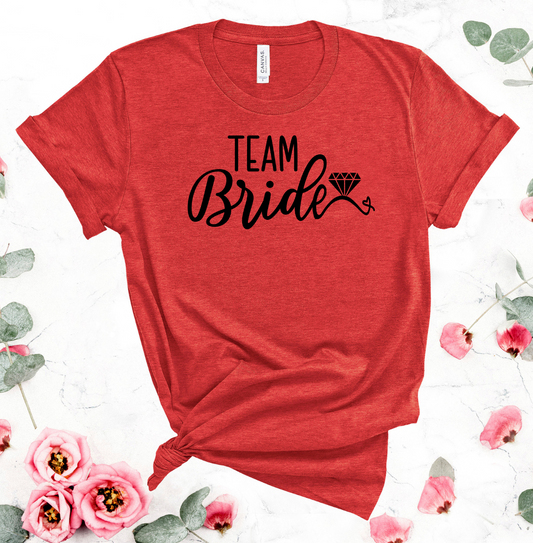 Bachelorette Bride To Be Team Bride Short Sleeve