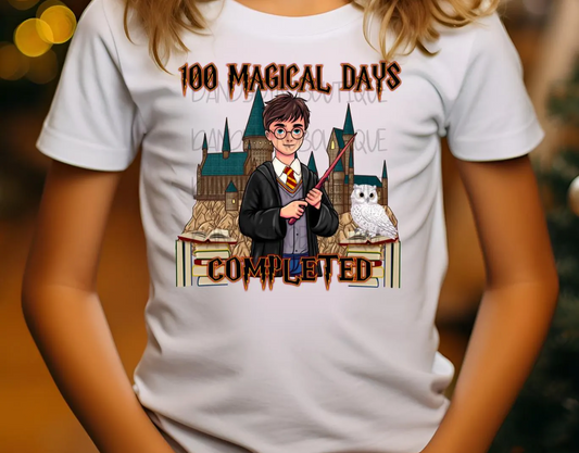 100 Days of School Magical Potter Short Sleeve