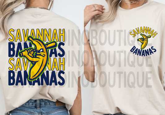 Bananas Stacked Short Sleeve