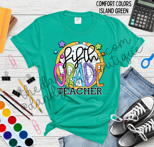 Teacher Composition Pencil Short Sleeve