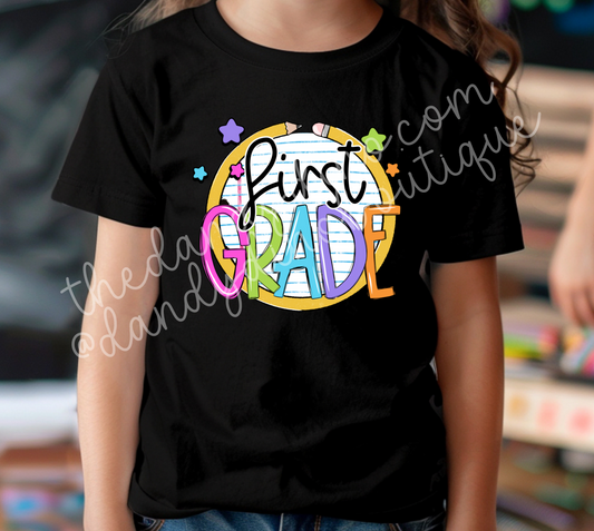 Grade Level Composition Pencil Short Sleeve