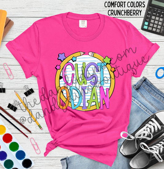 Custodian Composition Pencil Short Sleeve