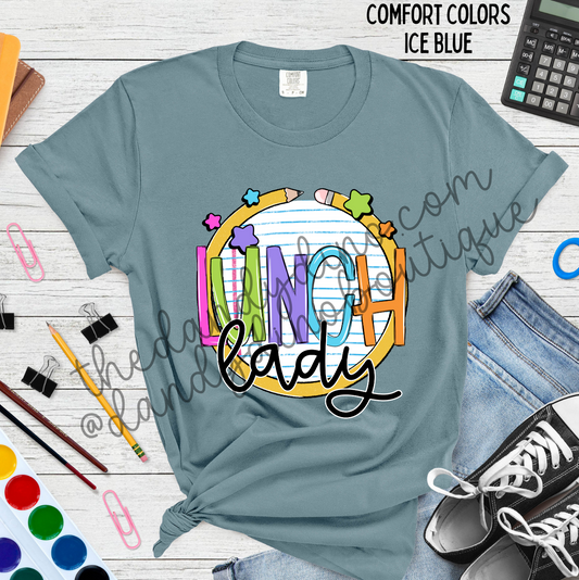 Lunch Lady Composition Pencil Short Sleeve