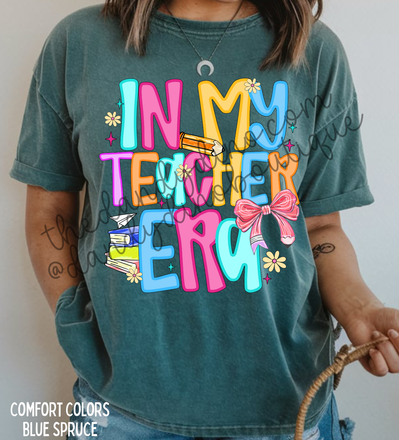 In My Teacher Era Doodle Short Sleeve