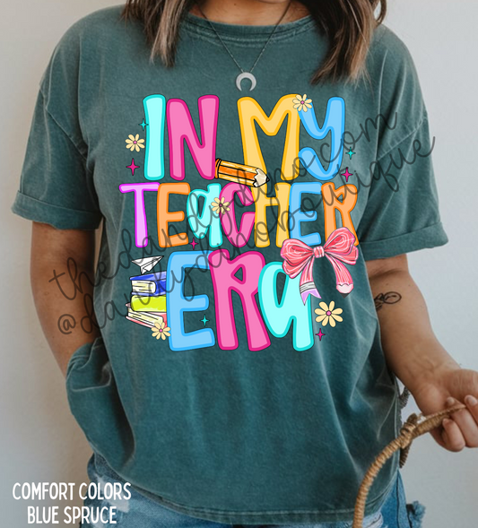 In My Teacher Era Doodle Short Sleeve